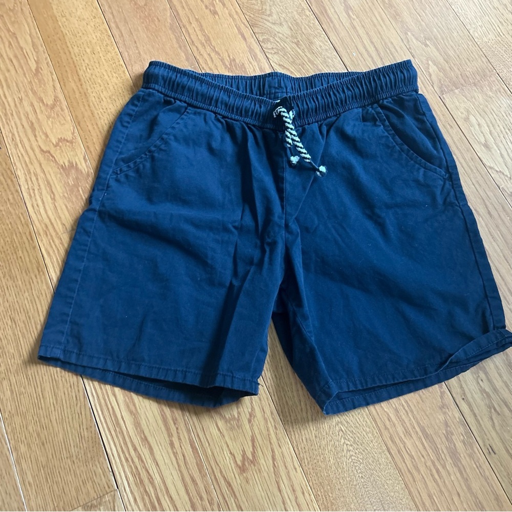 Cat and Jack youth large 10/12 Navy Blue Casual Shorts NEVER WORN adjustable